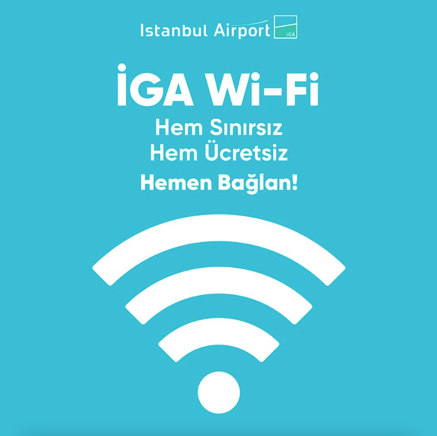İstanbul Havalimanı’na Ücretsiz Wi-Fi Hizmeti Başladı