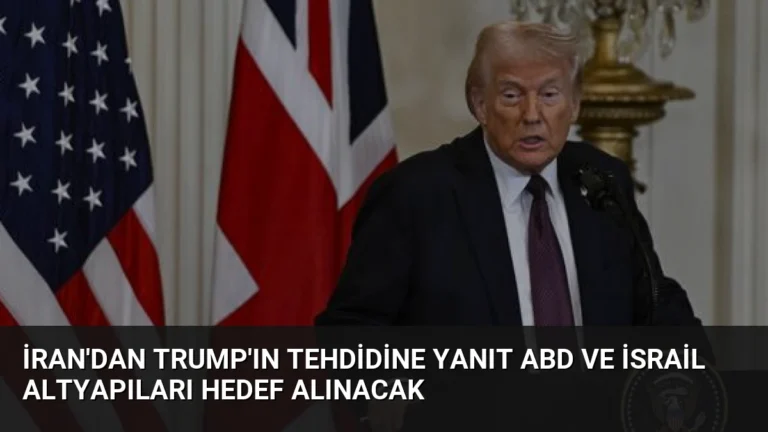 İran’dan Trump’ın Tehdidine Yanıt ABD ve İsrail Altyapıları Hedef Alınacak