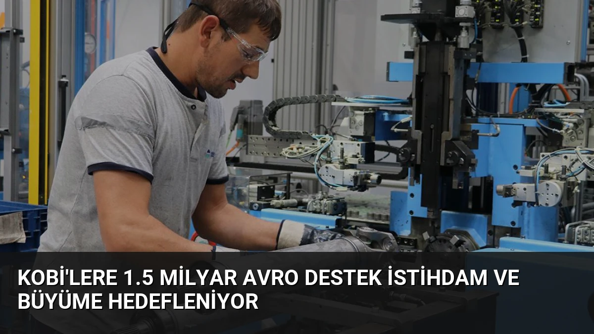 KOBİ’lere 1.5 Milyar Avro Destek İstihdam ve Büyüme Hedefleniyor