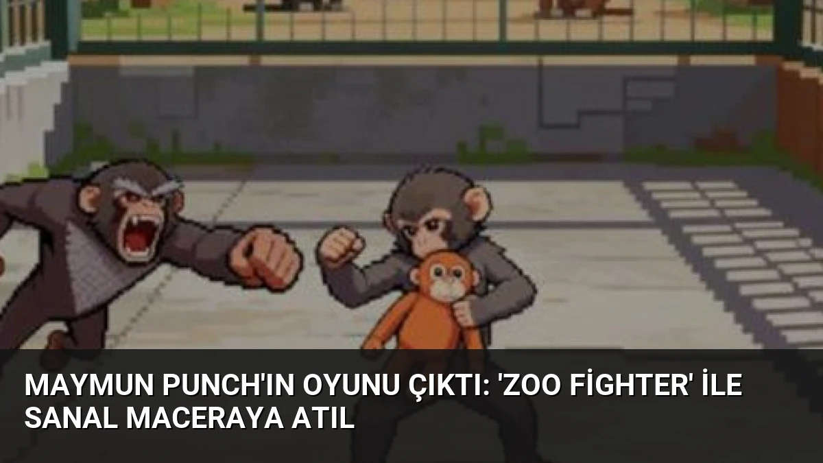 Maymun Punch’ın Oyunu Çıktı: ‘Zoo Fighter’ ile Sanal Maceraya Atıl