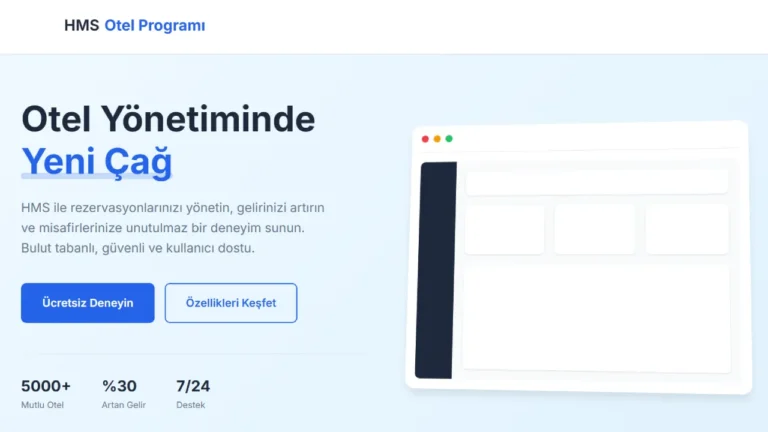 Bulut Tabanlı Otel Programı ile Otel Yönetiminde Yeni Nesil Yaklaşım