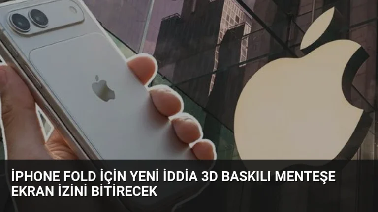 iPhone Fold İçin Yeni İddia 3D Baskılı Menteşe Ekran İzini Bitirecek