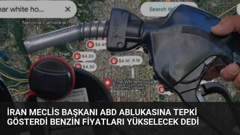 İran Meclis Başkanı ABD Ablukasına Tepki Gösterdi Benzin Fiyatları Yükselecek Dedi