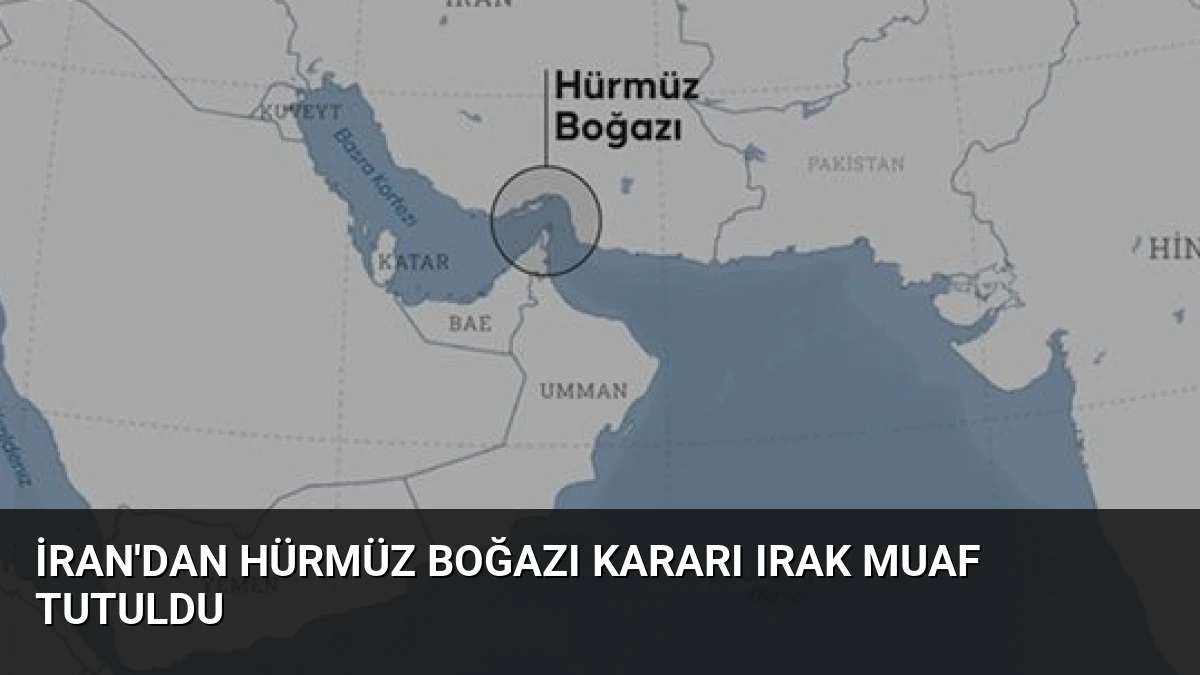 İran’dan Hürmüz Boğazı Kararı Irak Muaf Tutuldu