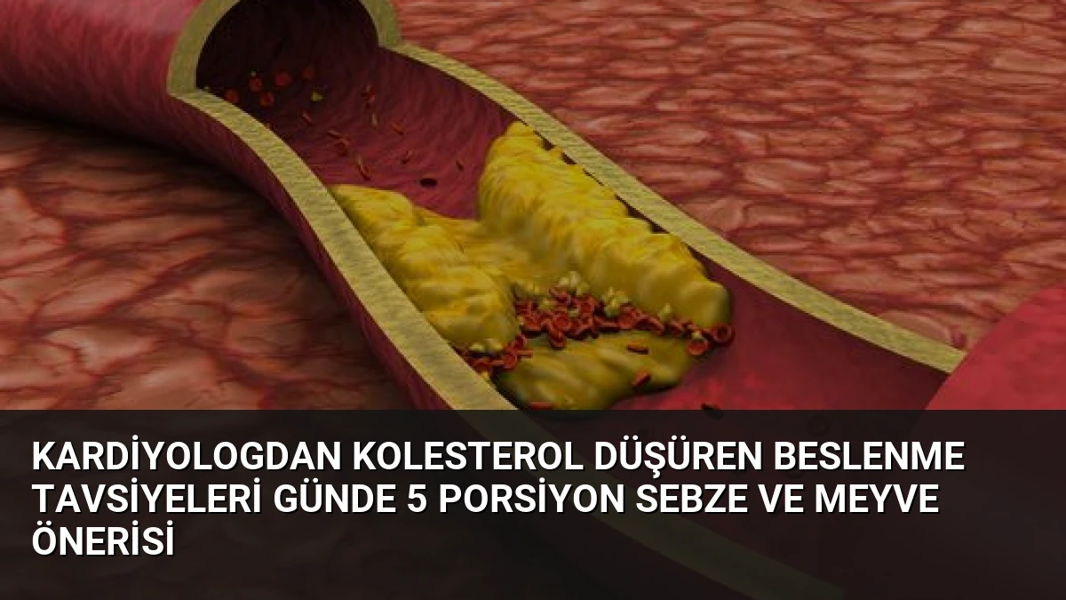 Kardiyologdan Kolesterol Düşüren Beslenme Tavsiyeleri Günde 5 Porsiyon Sebze ve Meyve Önerisi