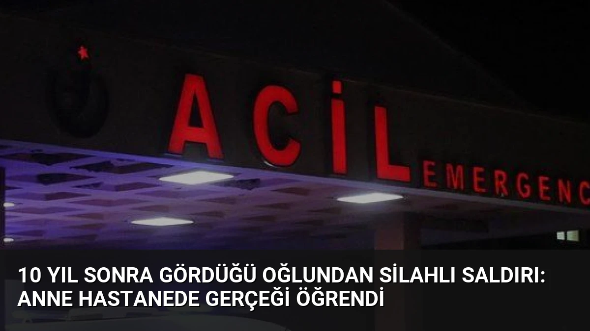10 Yıl Sonra Gördüğü Oğlundan Silahlı Saldırı: Anne Hastanede Gerçeği Öğrendi