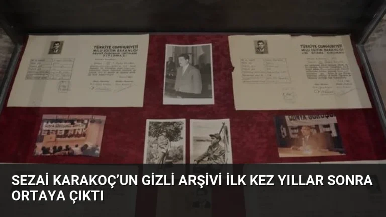 Sezai Karakoç’un gizli arşivi ilk kez yıllar sonra ortaya çıktı