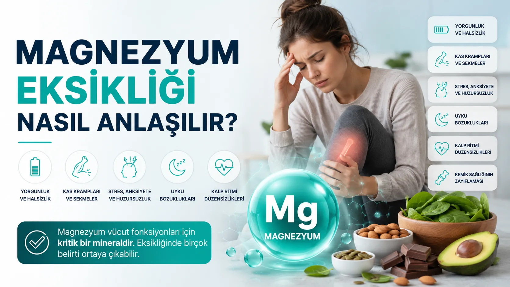 Magnezyum Eksikliği Nasıl Anlaşılır?