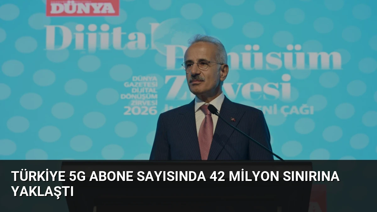 Türkiye 5G Abone Sayısında 42 Milyon Sınırına Yaklaştı
