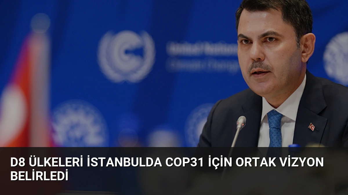D8 ülkeleri İstanbulda COP31 için ortak vizyon belirledi