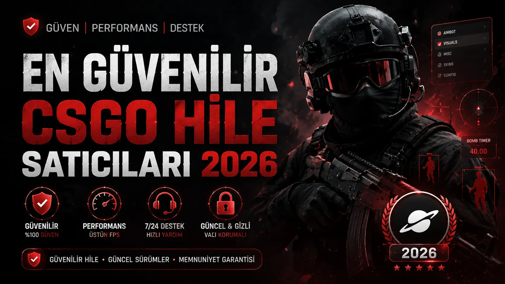 En Güvenilir CSGO Hile Satıcıları 2026 nedir?