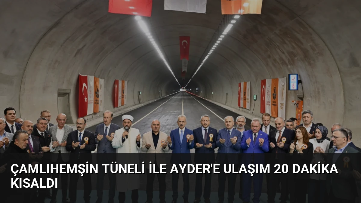 Çamlıhemşin Tüneli ile Ayder’e Ulaşım 20 Dakika Kısaldı