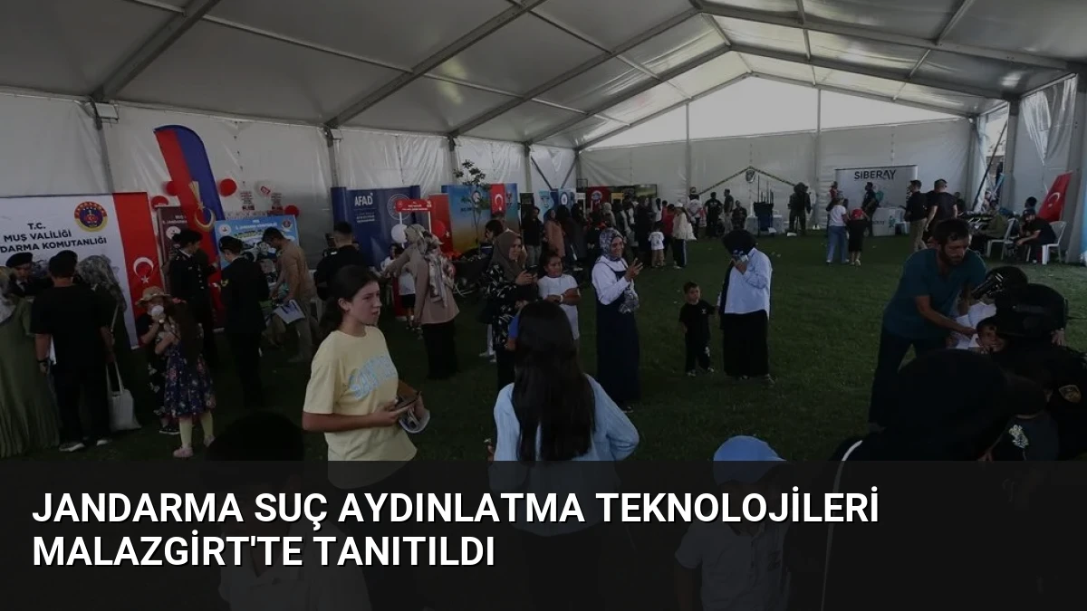 Jandarma Suç Aydınlatma Teknolojileri Malazgirt’te Tanıtıldı