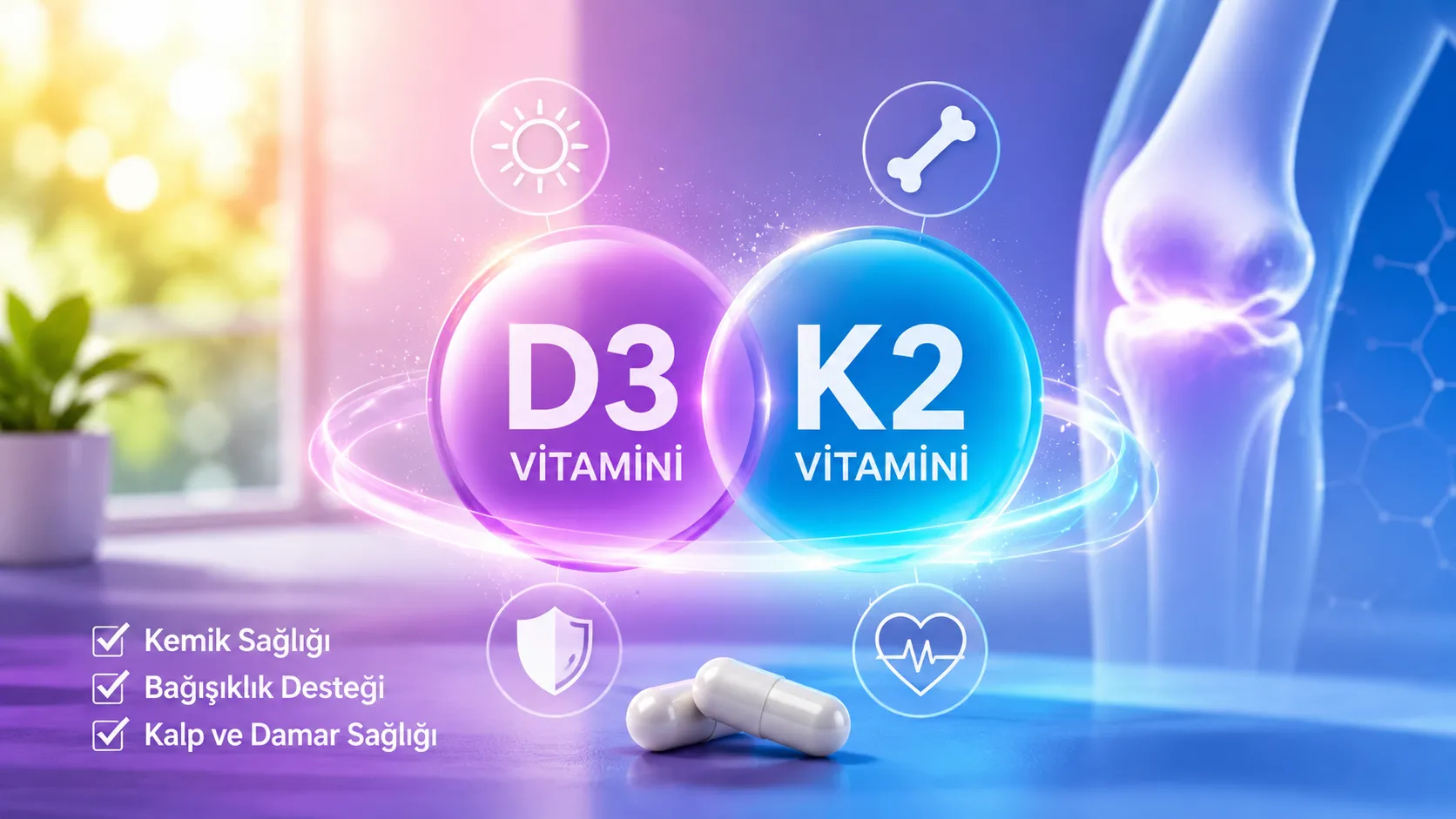 D3 K2 Vitamini Ne İşe Yarar? Birlikte Kullanımın Mantığı