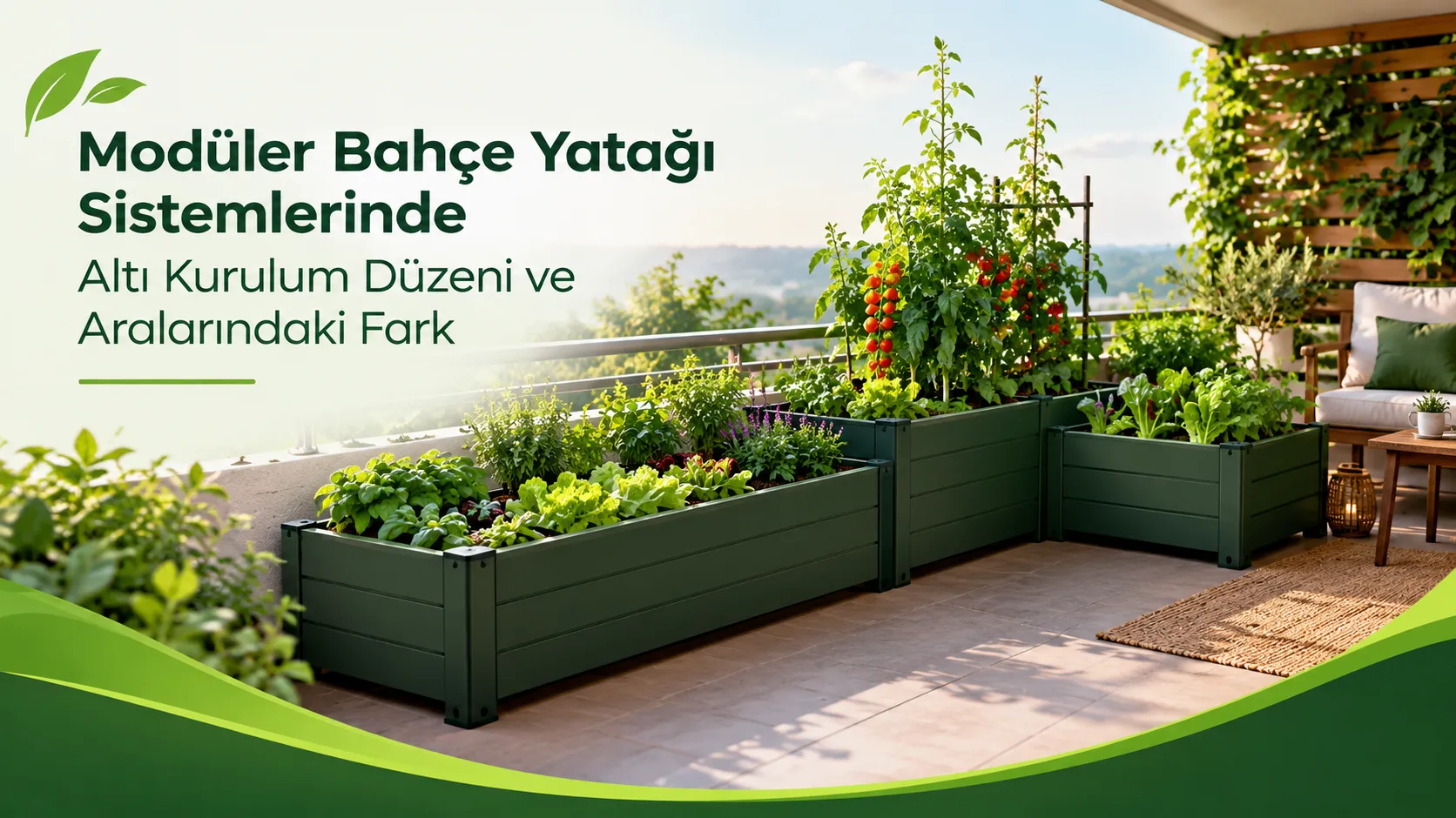 Modüler Bahçe Yatağı Sistemlerinde Altı Kurulum Düzeni ve Aralarındaki Fark