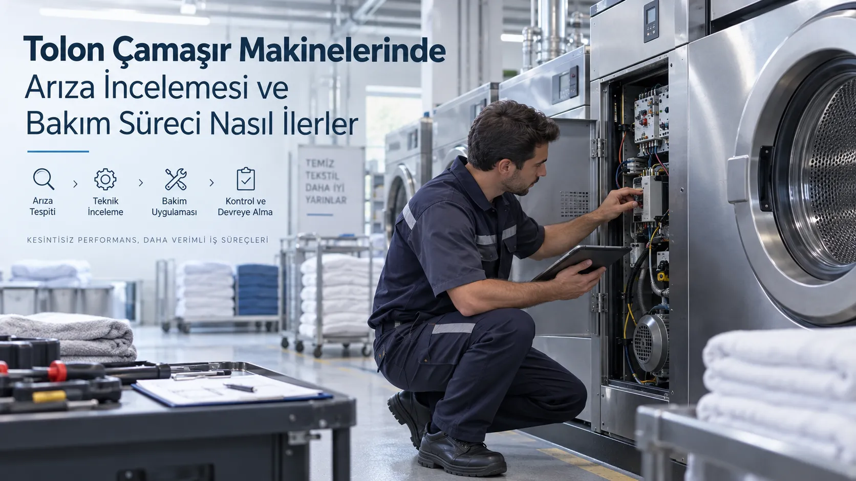 Tolon Çamaşır Makinelerinde Arıza İncelemesi ve Bakım Süreci Nasıl İlerler?