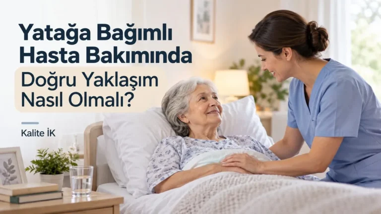 Yatağa Bağımlı Hasta Bakımında Doğru Yaklaşım Nasıl Olmalı?