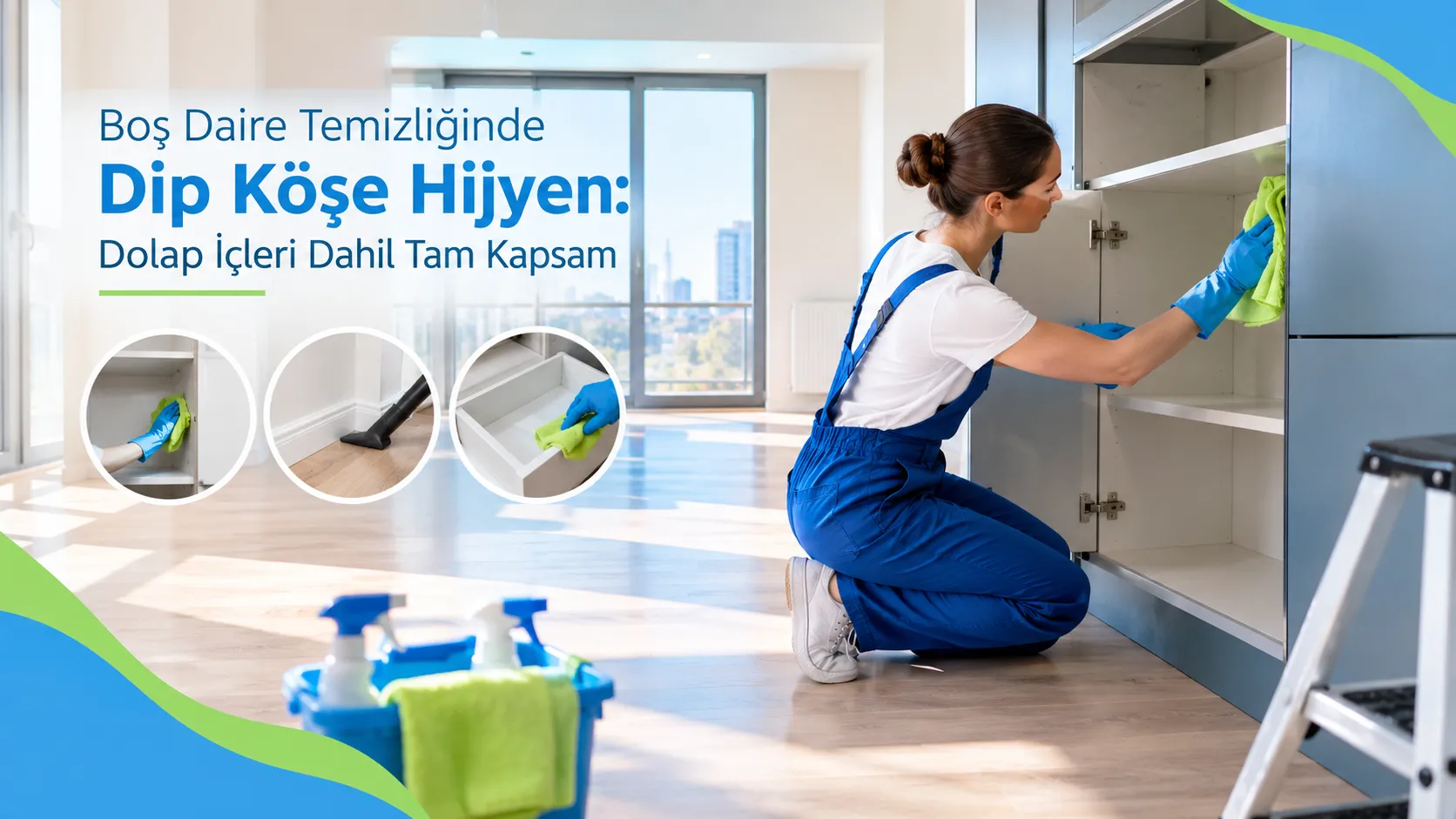 Boş Daire Temizliğinde Dip Köşe Hijyen: Dolap İçleri Dahil Tam Kapsam