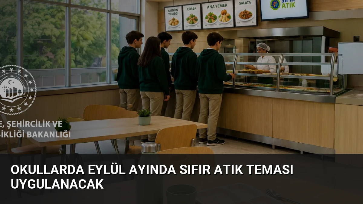 Okullarda Eylül Ayında Sıfır Atık Teması Uygulanacak