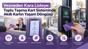 Vezneden Kara Listeye: Toplu Taşıma Kart Sisteminde Akıllı Kartın Yaşam Döngüsü
