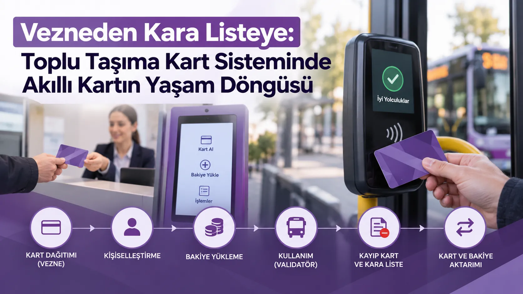 Vezneden Kara Listeye: Toplu Taşıma Kart Sisteminde Akıllı Kartın Yaşam Döngüsü