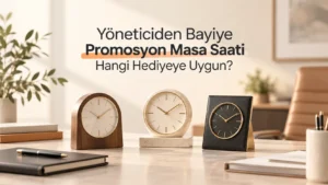 Yöneticiden Bayiye Promosyon Masa Saati Hangi Hediyeye Uygun?
