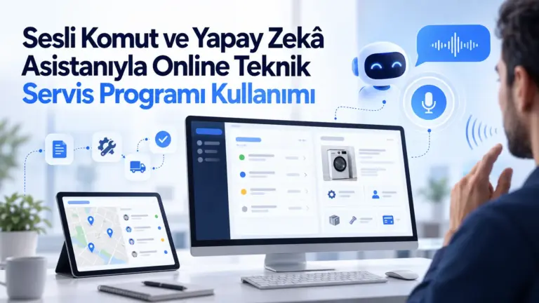 Sesli Komut ve Yapay Zekâ Asistanıyla Online Teknik Servis Programı Kullanımı