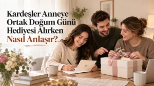 Kardeşler Anneye Ortak Doğum Günü Hediyesi Alırken Nasıl Anlaşır?