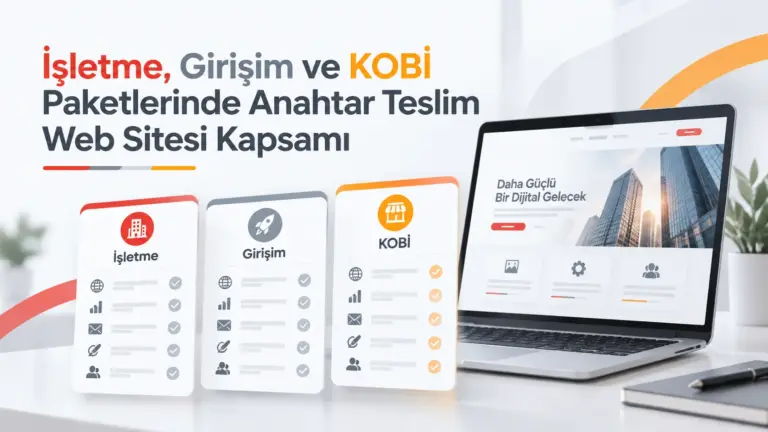 İşletme, Girişim ve KOBİ Paketlerinde Anahtar Teslim Web Sitesi Kapsamı