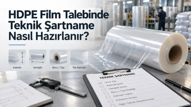 HDPE Film Talebinde Teknik Şartname Nasıl Hazırlanır?
