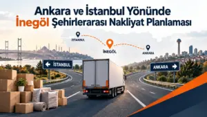 Ankara ve İstanbul Yönünde İnegöl Şehirlerarası Nakliyat Planlaması