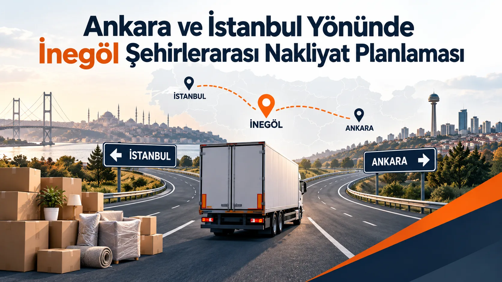 Ankara ve İstanbul Yönünde İnegöl Şehirlerarası Nakliyat Planlaması