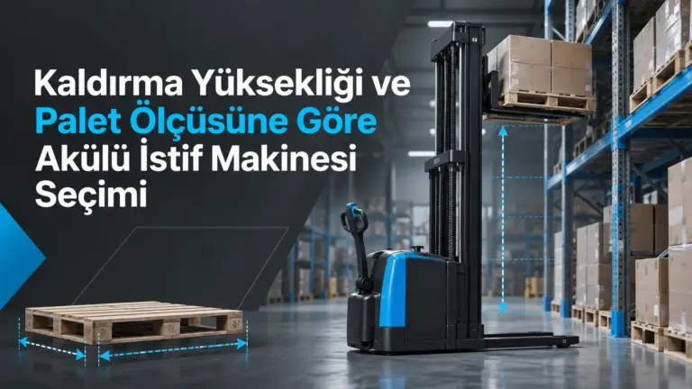Kaldırma Yüksekliği ve Palet Ölçüsüne Göre Akülü İstif Makinesi Seçimi
