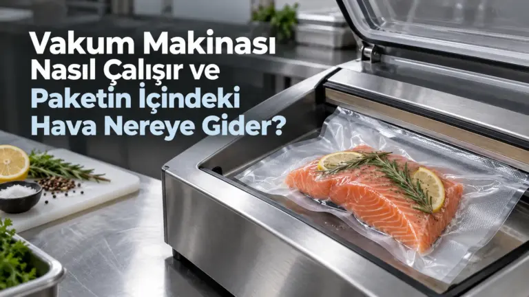 Vakum Makinası Nasıl Çalışır ve Paketin İçindeki Hava Nereye Gider?