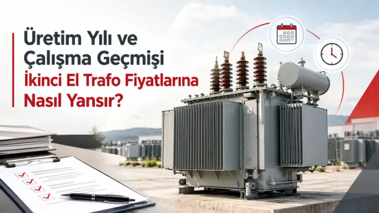 Üretim Yılı ve Çalışma Geçmişi İkinci El Trafo Fiyatlarına Nasıl Yansır?